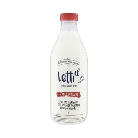LEITE LETTI  A2 1L SEMIDESNATADO