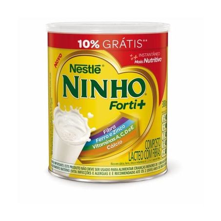Composto Lácteo Nestlé Ninho Forti+ 10% Grátis Lata 380g 
 
