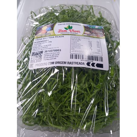 Couve manteiga picada higienizada bem viver 200g