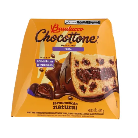 PANETTONE BAUDUCCO CHOCOTTONE TRUFA 500G 360-2