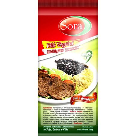 Proteina De Soja Sora 125g File a Brasileira