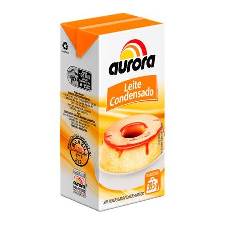 LEITE CONDENSADO SEMI DESN AURORA 395G