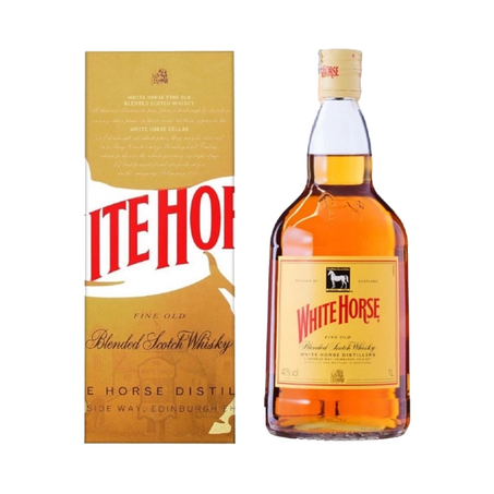 Whisky escocês blended white horse