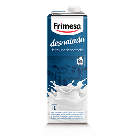 Leite Longa Vida Frimesa 1lt Desnatado