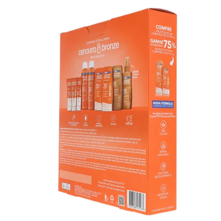 Protetor solar corporal cenoura e bronze 360-23