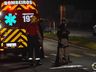 VÍDEO: Mulher sofre graves ferimentos após colisão entre moto e caminhão em SMOeste