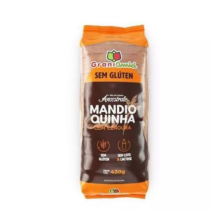 PAO DE FORMA GRANI AMICI 420G MANDIOQUINHA/CENOURA