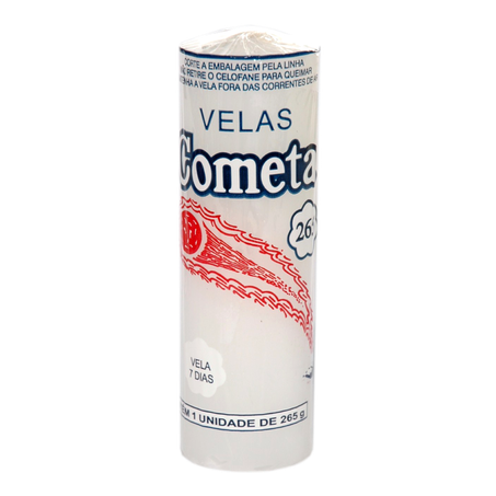 Vela cometa 07 dias r265 branca