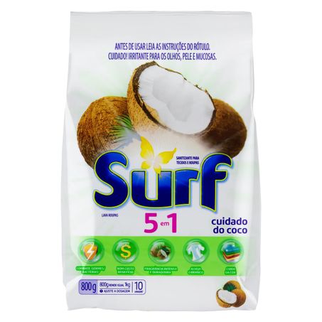 SABÃO EM PÓ CUIDADO DO COCO SURF