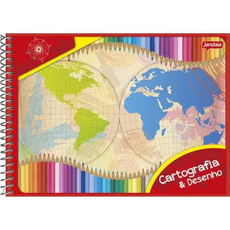 CADERNO DESENHO JANDAIA BASICART 48FL