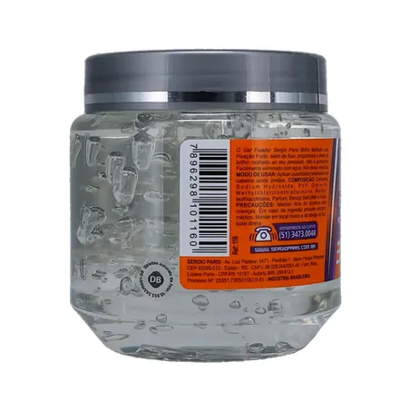 Gel fixador sergio paris brilho m.forte 240g 360-23