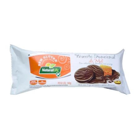 Bisc mel cob/choc nat life 140g s/glut