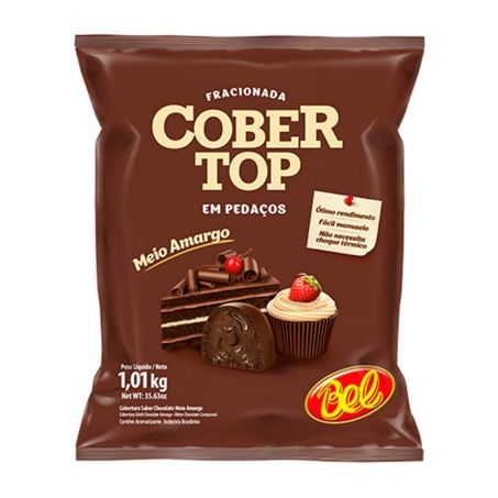 Gotas chocolate m amargo cober top 1,010kg