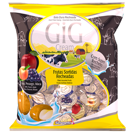Bala simonetto 500g gig frutas sortida