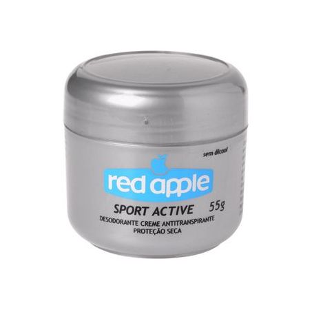 Desodorante Creme Red Apple Sport Active Embalagem 55G