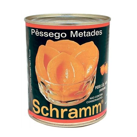 PESSEGO EM CALDA SCHRAMM 440G METADES