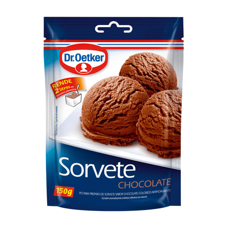 Po para sorvete dr oetker chocolate 150g