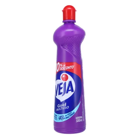 LIMPADOR MULTIUSO VEJA LAVANDA E ÁLCOOL 500ML 10% DE DESCONTO 360-3