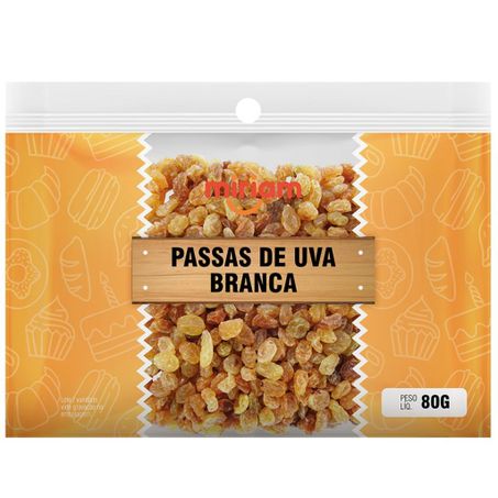 Passas uva bca miriam 100g s/ car