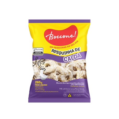 BISCOITO BOCCONE 265G ROSQ CALDA