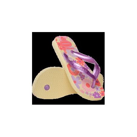 Sandalia havaianas kids flores butterc