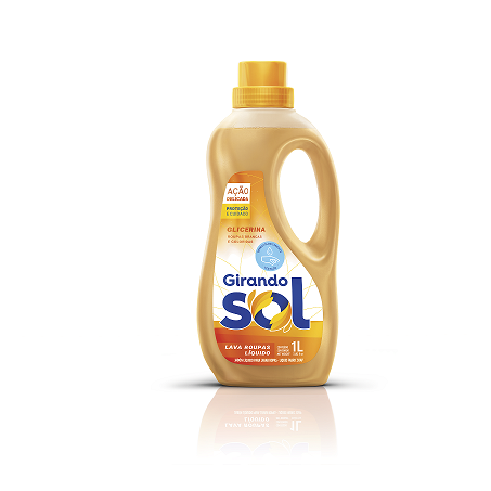 Lava roupas girando sol 1l glicerina