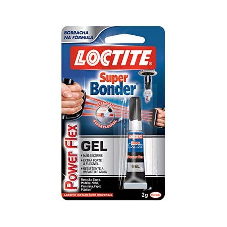 Cola super bonder flex gel 2g