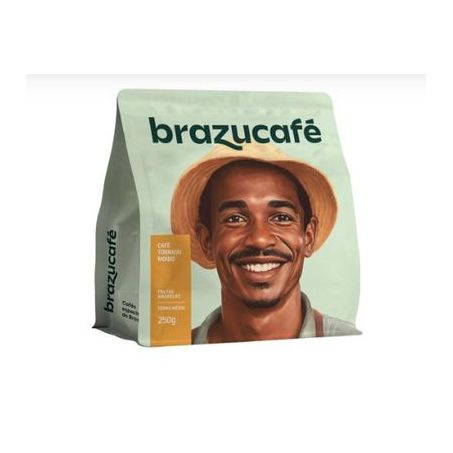 CAFE MOIDO BRAZUCAFE 250G FRUTAS AMARELA