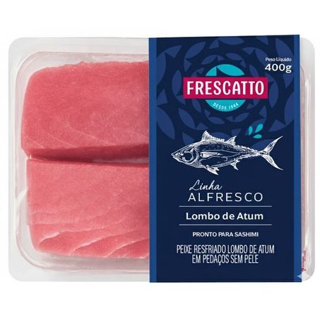 LOMBO ATUM FRESCATTO ALFRESCO EM PEDAÇOS 400G