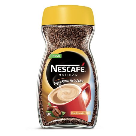 Café solúvel granulado nescafé matinal 160g