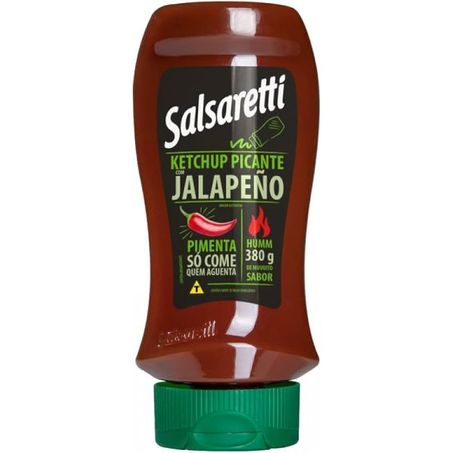 Ketchup 380g Salsaretti Picante Top Down