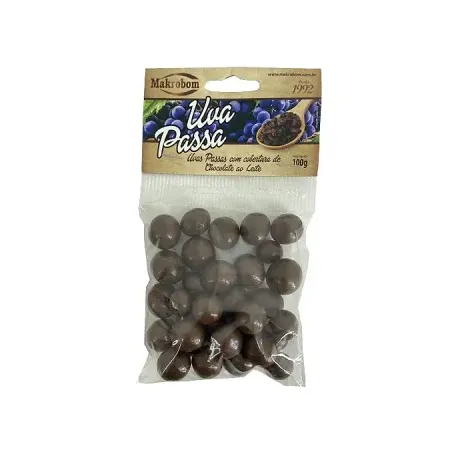 Uva passa chocolate makrobom 100g