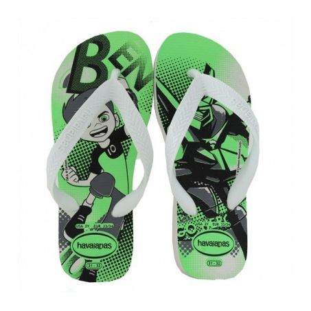 SAND HAVAIANAS KIDS BEN 10 FC BRANCO 27/28