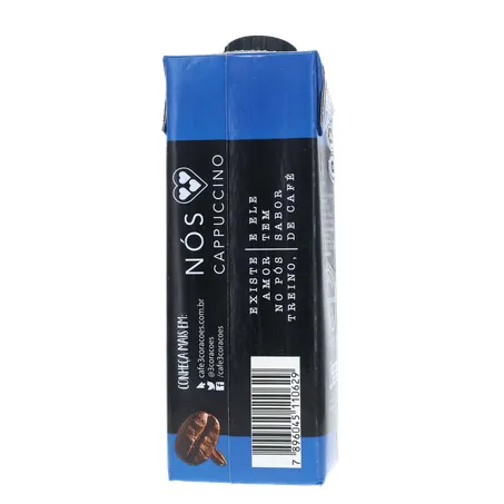 Bebida Láctea 3 Corações 15g Proteínas Zero Lactose Cappuccino