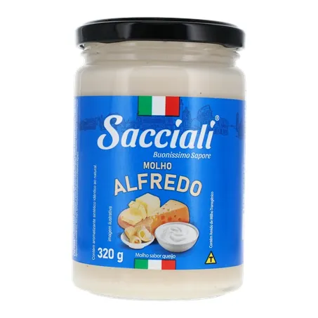 MOLHO PRONTO SACCIALI ALFREDO VIDRO 320G