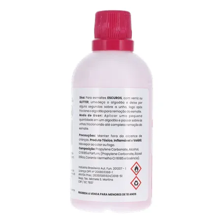 Removedor esmalte butterfly sem acetona 100ml 360-21