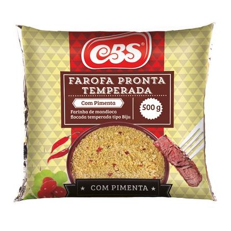 Farofa Pronta Cbs Pimenta 500G