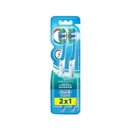 Escova Dental Oral-B Complete Limpeza Superior Macia 2un 
 