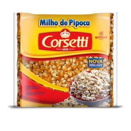 Milho pipoca corsetti 400gr