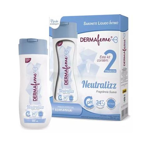 SAB INT KIT DERMAFEME 2X200ML NEUT