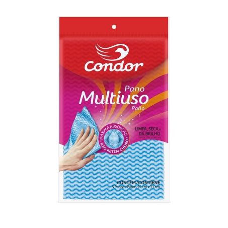 PANOS CONDOR FOLHA ROSA MULTIUSO 1673             