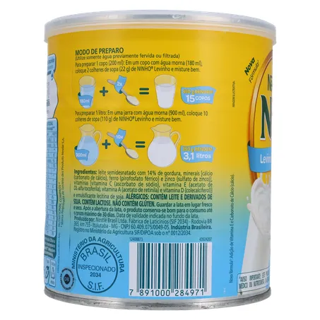 Leite Pó Nestlé Ninho Levinho Lata 350g 
  360-26