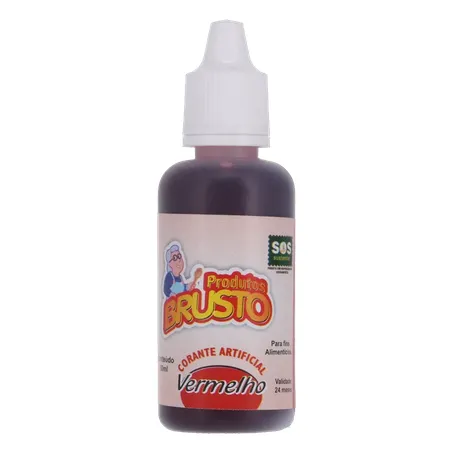 CORANTE BRUSTO VERMELHO 30ML 360-1