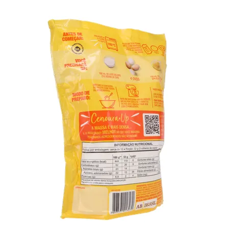 Mistura para Bolo Fleischmann Aerado Cenoura Up Pacote com 390G 360-15
