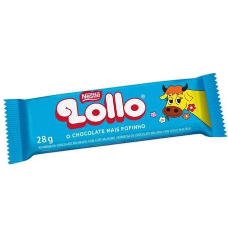 Chocolate barrinha lollo 28g un
