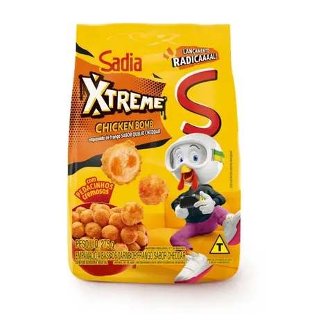 Empanado frango cheddar xtreme sadia 275g