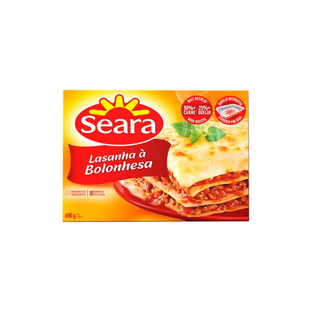 LASANHA SEARA CONGELAD BOLONHES 600G