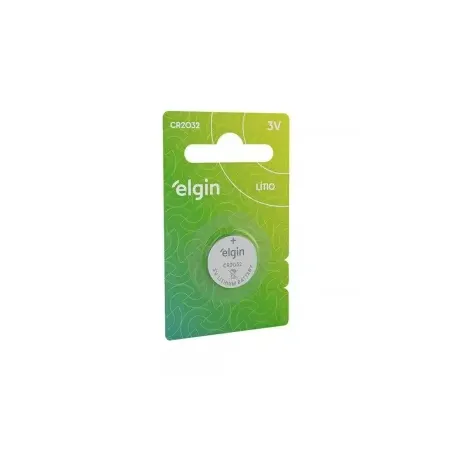 Bateria elgin litio redonda 3v cr2032 c/