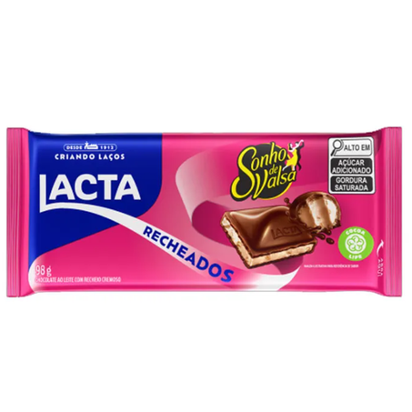CHOCOLATE LACTA 98G SONHO VALSA