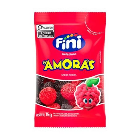 BALA FINI GELATINAS AMORAS 15G